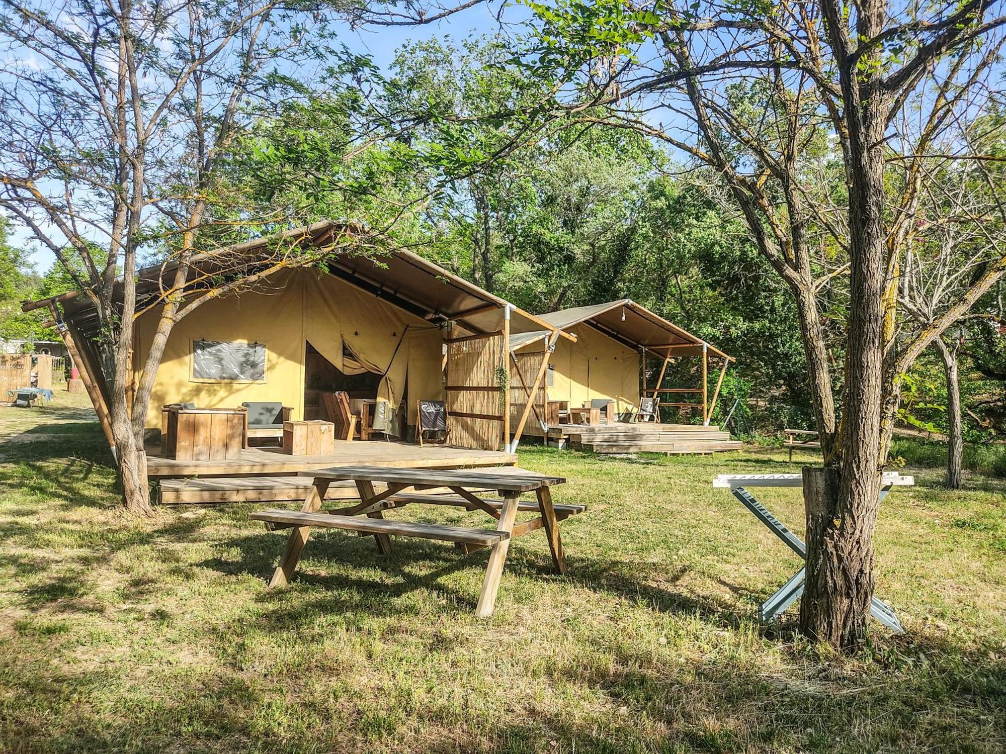 Camping La Grangeonne Esparron-de-Verdon Esterno foto
